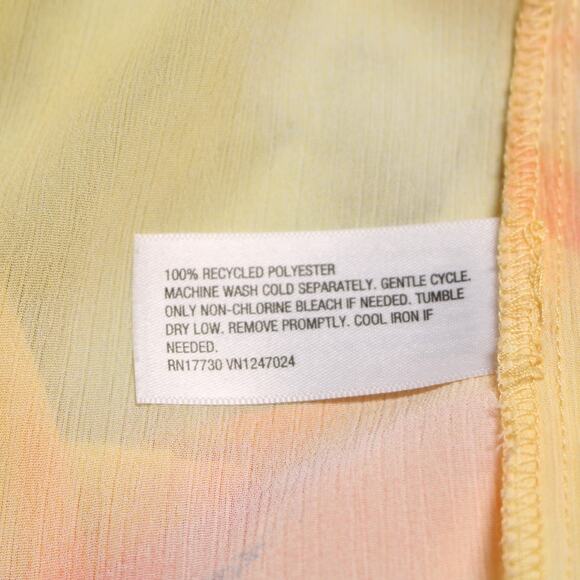 DVF for Target Sunset Print Sheer Pajama Shorts Pull On Lounge Sleep Size L - Picture 7 of 8